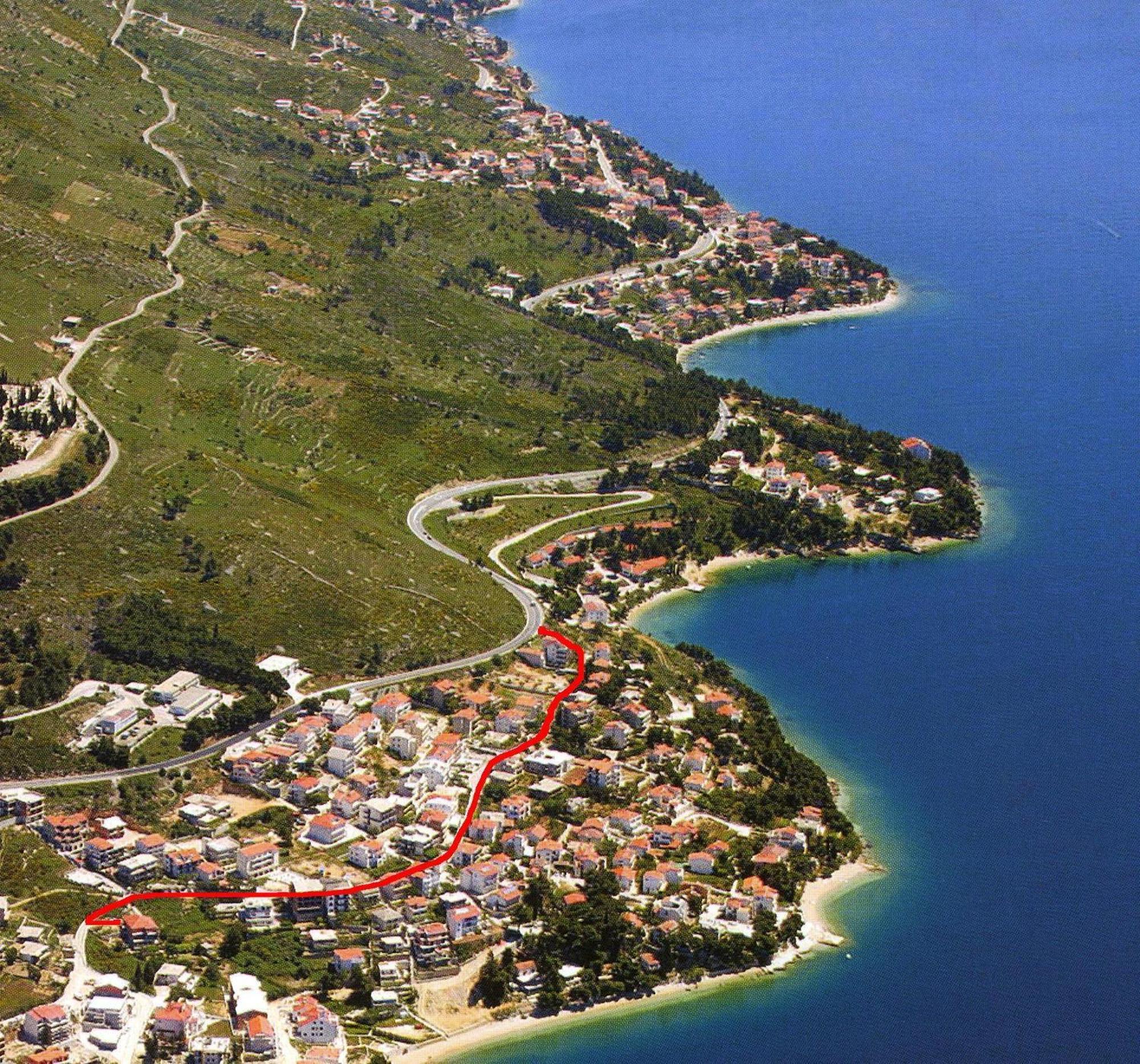 Apartments Perdijic Nemira Omiš Exterior foto